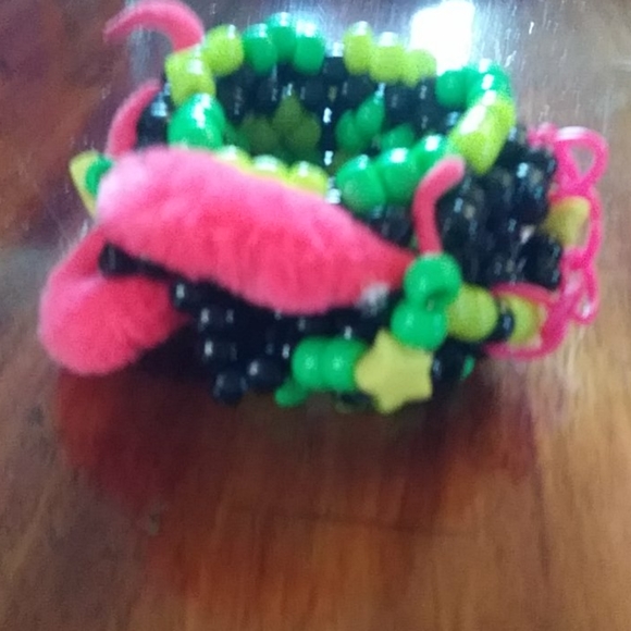 Other Worm On A String 3d Kandi Cuff Poshmark